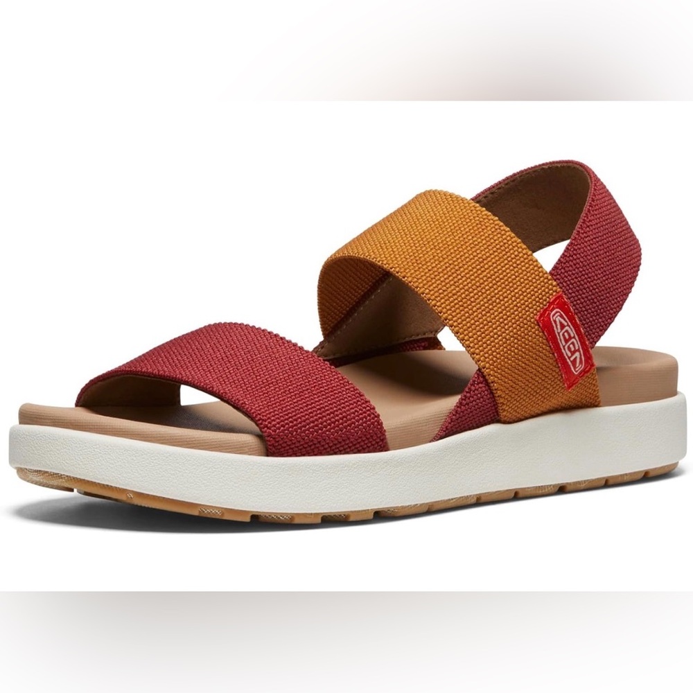 KEEN Women's Elle Backstrap Casual Platform Open Toe Wedge Sandals. Size 10.5